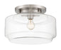Craftmade - X3114-BNK - One Light Flushmount - Peri - Brushed Polished Nickel