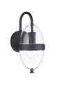 Craftmade - ZA3504-MN - One Light Outdoor Wall Mount - Sivo - Midnight