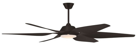 Craftmade - ZOM66FB6 - 66"Ceiling Fan - Zoom - Flat Black