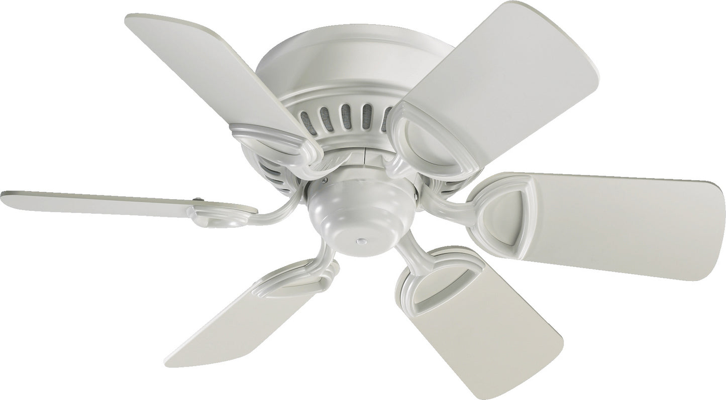 Quorum - 51306-8 - 30"Ceiling Fan - Medallion - Studio White