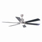 Vaxcel - F0078 - 60"Ceiling Fan - Wheelock - Satin Nickel