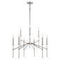 Vaxcel - H0260 - Nine Light Chandelier - Kedzie - Polished Nickel