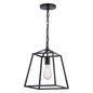 Vaxcel - P0311 - One Light Mini Pendant - Hayes - Black