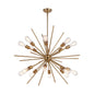 Vaxcel - P0344 - 16 Light Pendant - Estelle - Natural Brass