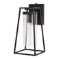 Vaxcel - T0585 - One Light Outdoor Wall Mount - Nash - Textured Black