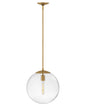 Hinkley - 3744HB - LED Pendant - Warby - Heritage Brass