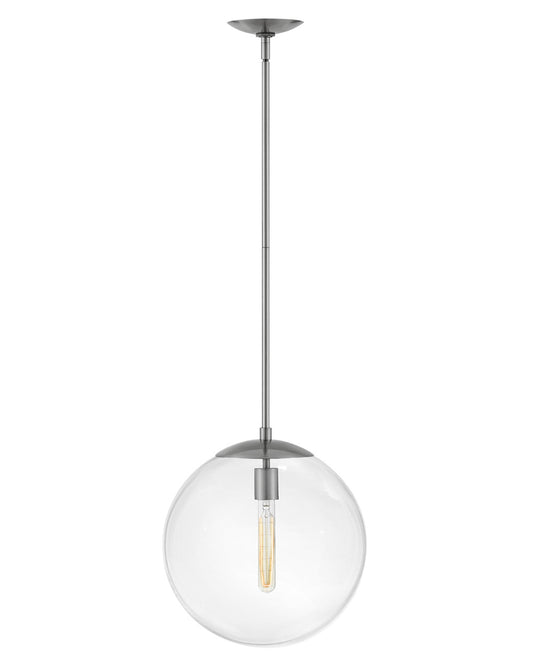 Hinkley - 3744PL - LED Pendant - Warby - Polished Antique Nickel