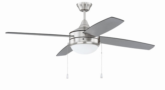 Craftmade - EPHA52BNK4-BNGW - 52"Ceiling Fan - Phaze Energy Star 4 - Brushed Polished Nickel