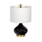Craftmade - 86216 - One Light Table Lamp - Table Lamp - Gloss Black Antique Brass