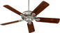 Quorum - 91525-65 - 52"Ceiling Fan - Pinnacle - Satin Nickel