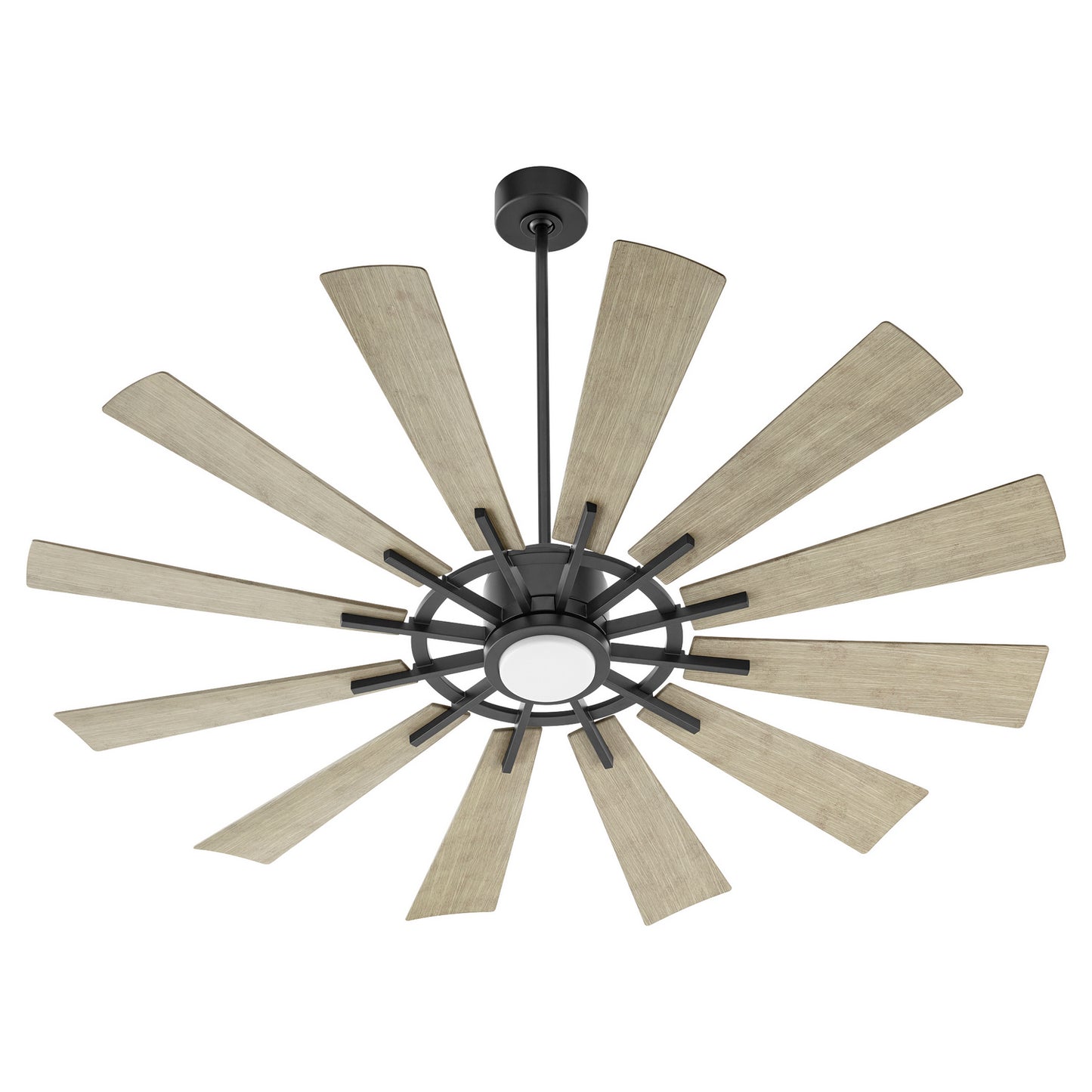 Quorum - 46012-5942 - 60"Patio Fan - Cirque - Matte Black