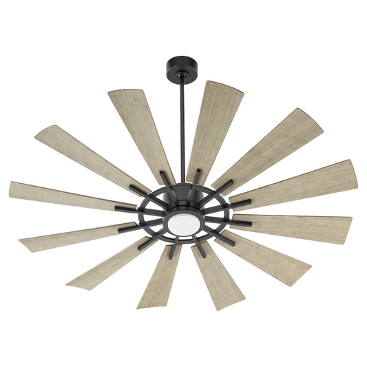 Quorum - 46012-5942 - 60"Patio Fan - Cirque - Matte Black