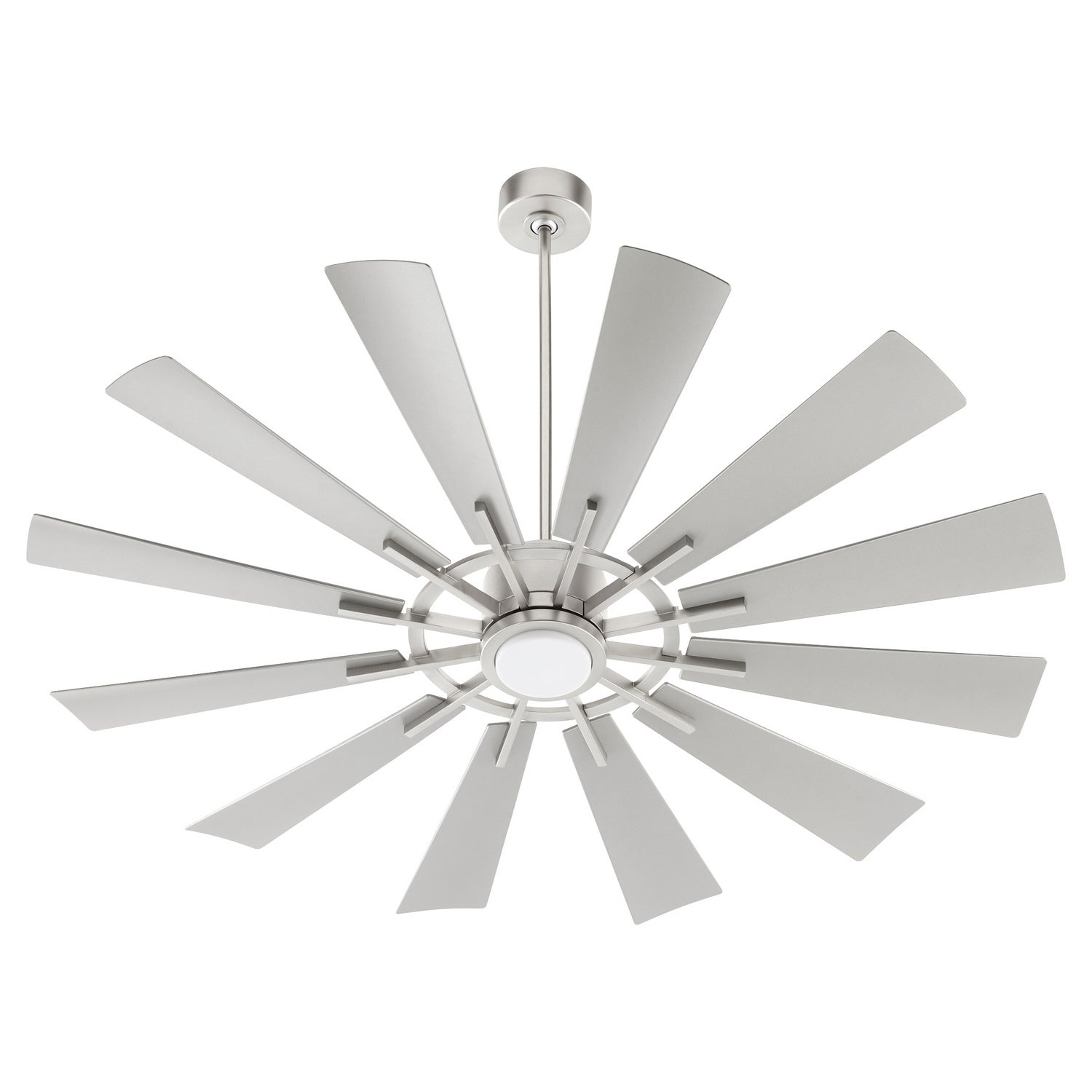 Quorum - 46012-65 - 60"Patio Fan - Cirque - Satin Nickel