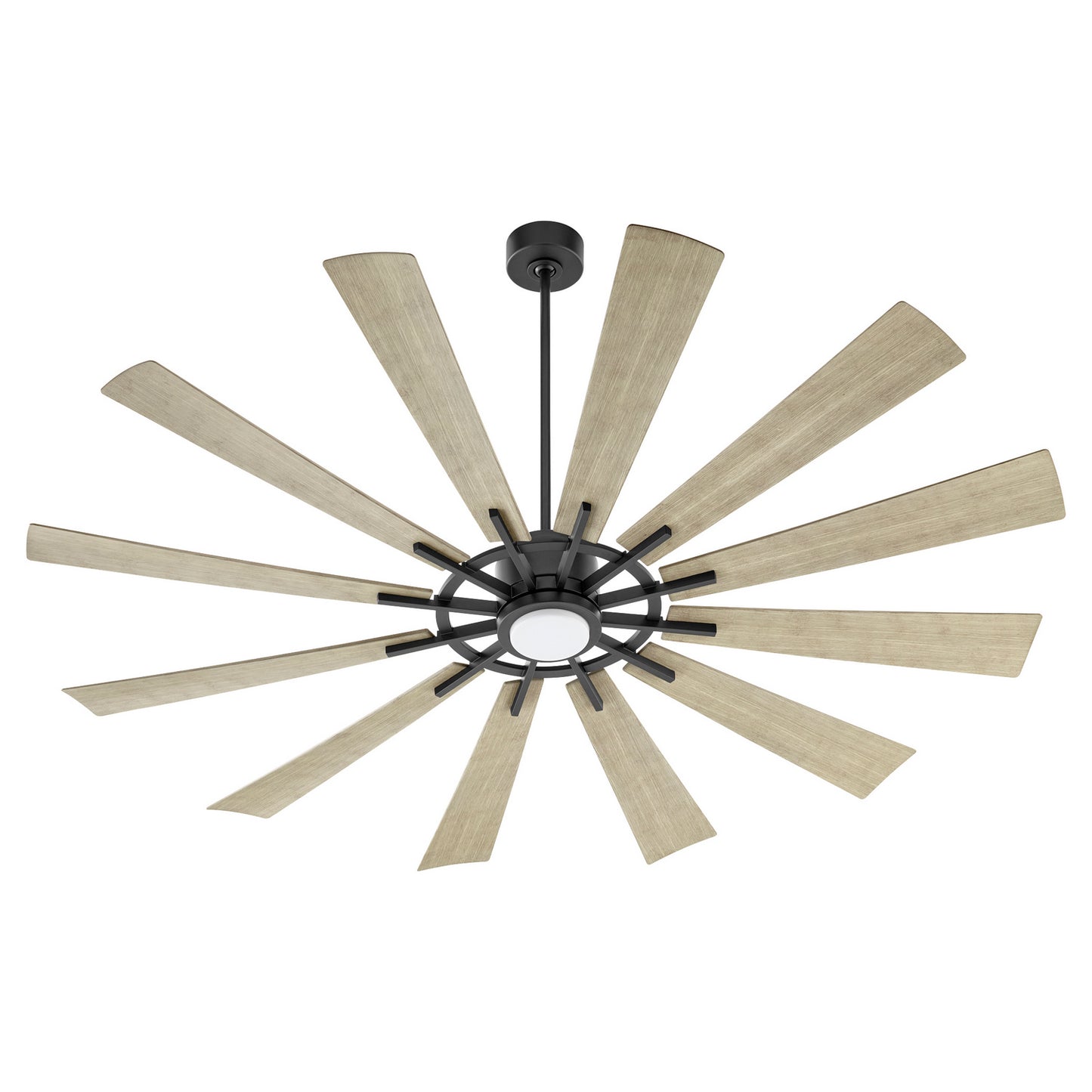 Quorum - 47212-5942 - 72"Patio Fan - Cirque - Matte Black