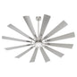 Quorum - 47212-65 - 72"Patio Fan - Cirque - Satin Nickel