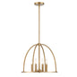 Crystorama - ABB-3004-VG - Four Light Chandelier - Abbott - Vibrant Gold