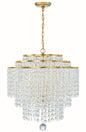 Crystorama - GAB-B7305-GA - Six Light Chandelier - Gabrielle - Antique Gold