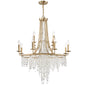 Crystorama - GAB-B7312-GA - 12 Light Chandelier - Gabrielle - Antique Gold