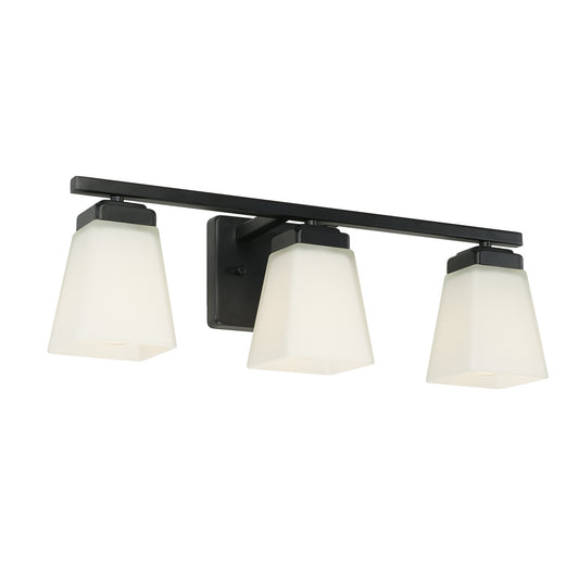 Capital Lighting - 114431MB-334 - Three Light Vanity - Baxley - Matte Black