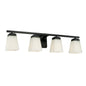 Capital Lighting - 114441MB-334 - Four Light Vanity - Baxley - Matte Black