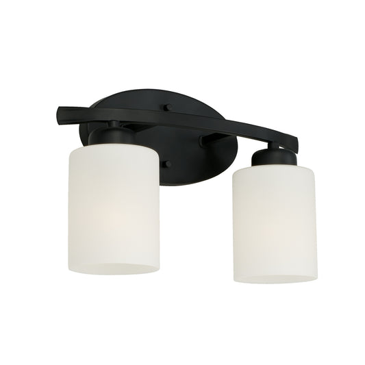 Capital Lighting - 115221MB-338 - Two Light Vanity - Dixon - Matte Black