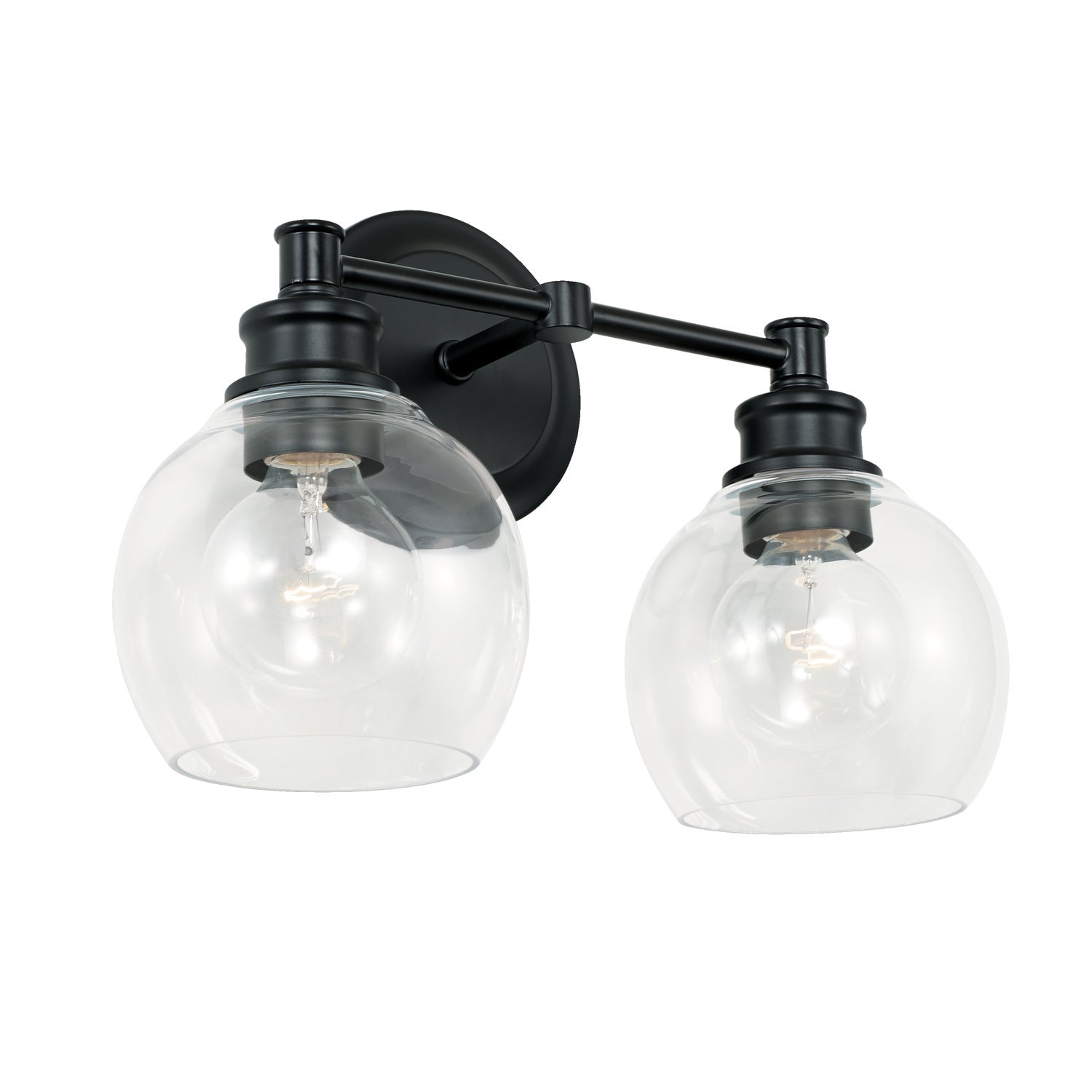 Capital Lighting - 121121MB-426 - Two Light Vanity - Mid Century - Matte Black