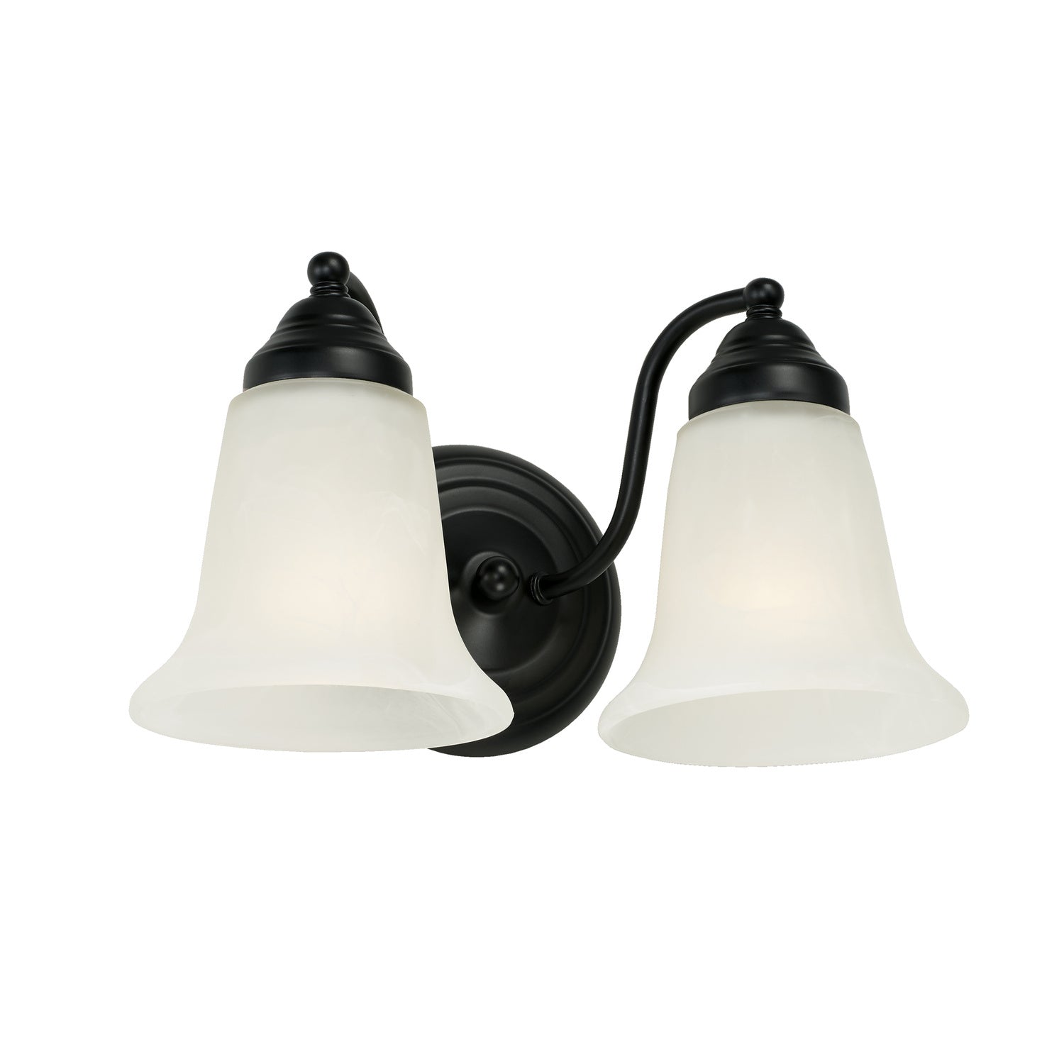 Capital Lighting - 1362MB-117 - Two Light Vanity - Brady - Matte Black