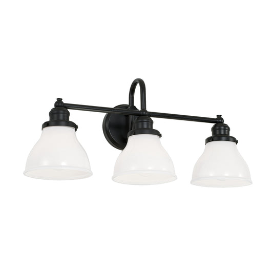 Capital Lighting - 8303MB-128 - Three Light Vanity - Baxter - Matte Black