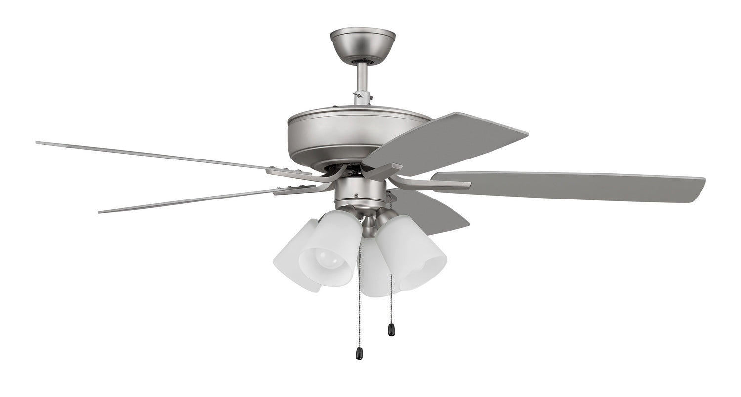 Craftmade - P114BN5-52BNGW - 52"Ceiling Fan - Pro Plus 114 - Brushed Nickel