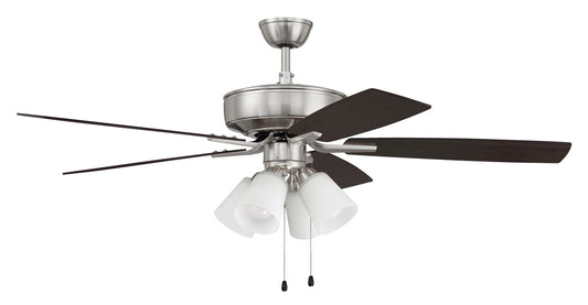 Craftmade - P114BNK5-52DWGWN - 52"Ceiling Fan - Pro Plus 114 - Brushed Polished Nickel