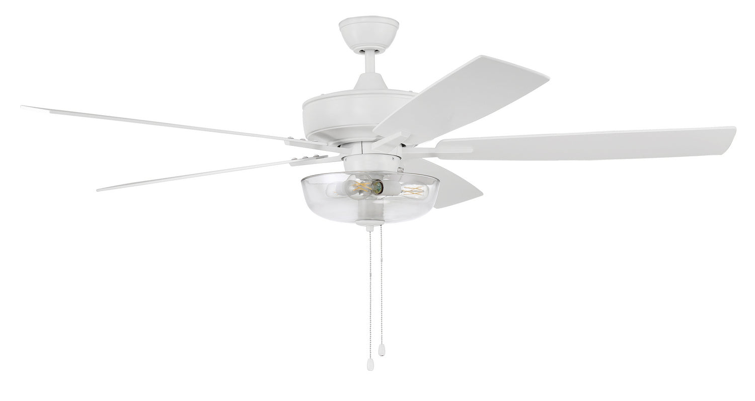 Craftmade - S101W5-60WWOK - 60"Ceiling Fan - Super Pro 101 - White