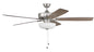 Craftmade - S111BNK5-60DWGWN - 60"Ceiling Fan - Super Pro 111 - Brushed Polished Nickel