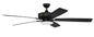 Craftmade - S112FB5-60FBGW - 60"Ceiling Fan - Super Pro 112 - Flat Black