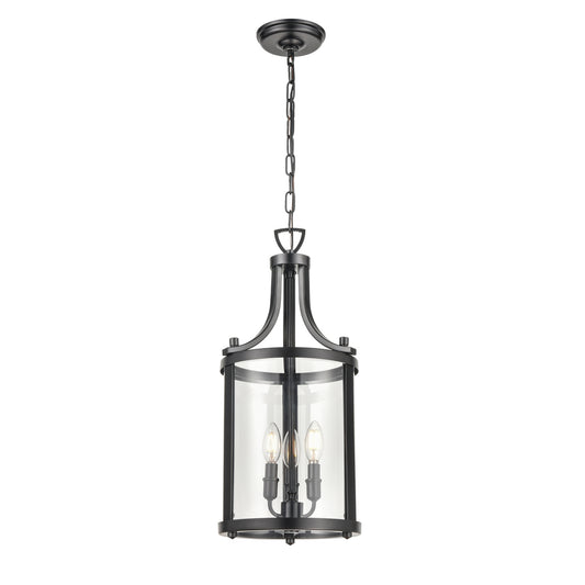 DVI Lighting - DVP4410EB - Three Light Foyer Pendant - Niagara Special Edition - Ebony