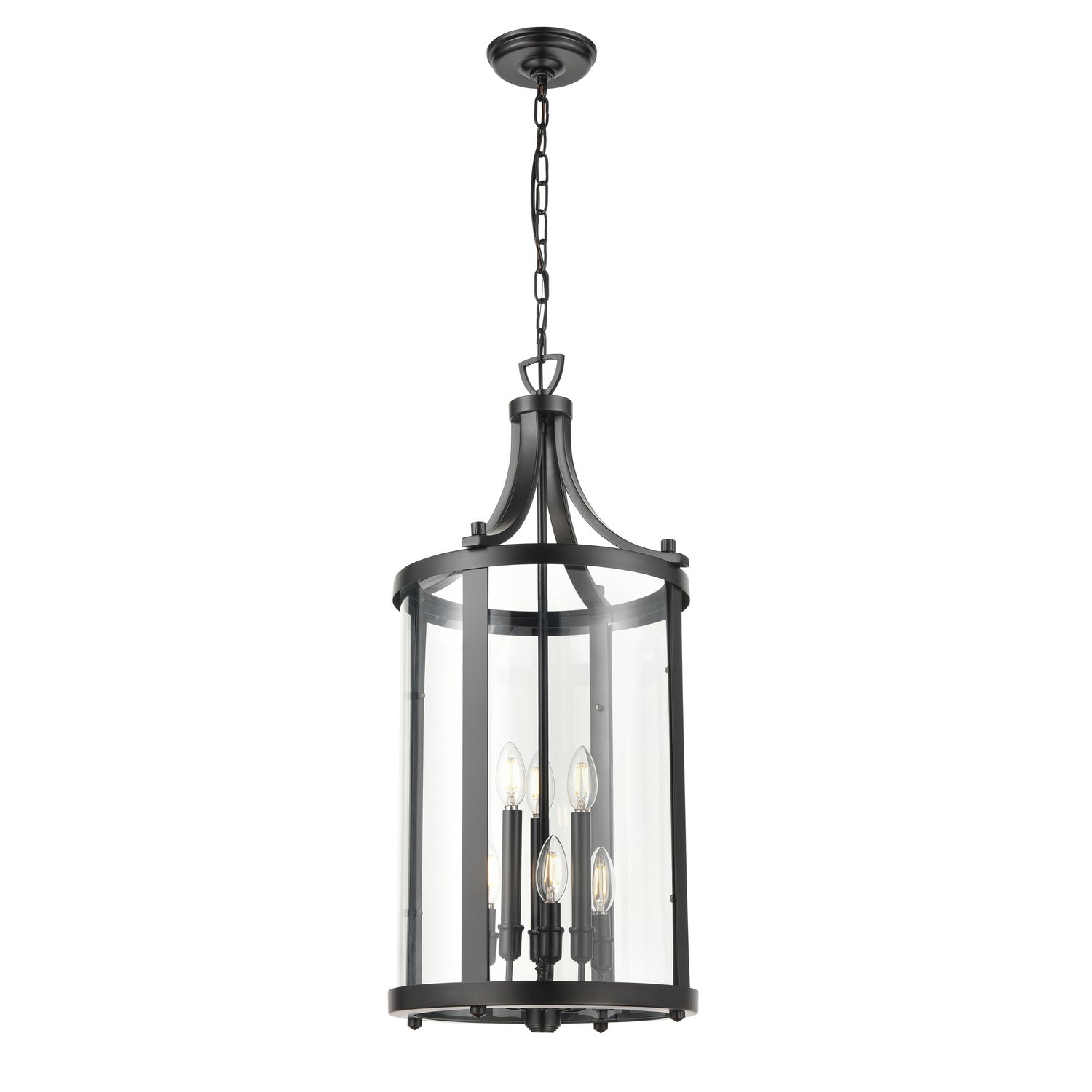 DVI Lighting - DVP4411EB - Six Light Foyer Pendant - Niagara Special Edition - Ebony