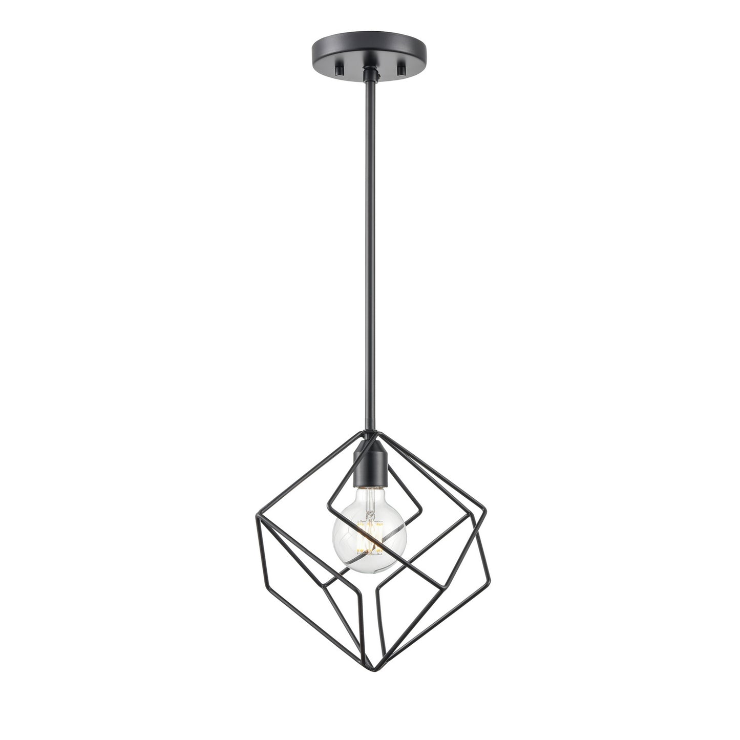 DVI Lighting - DVP44921EB - One Light Pendant - Ashoona - Ebony