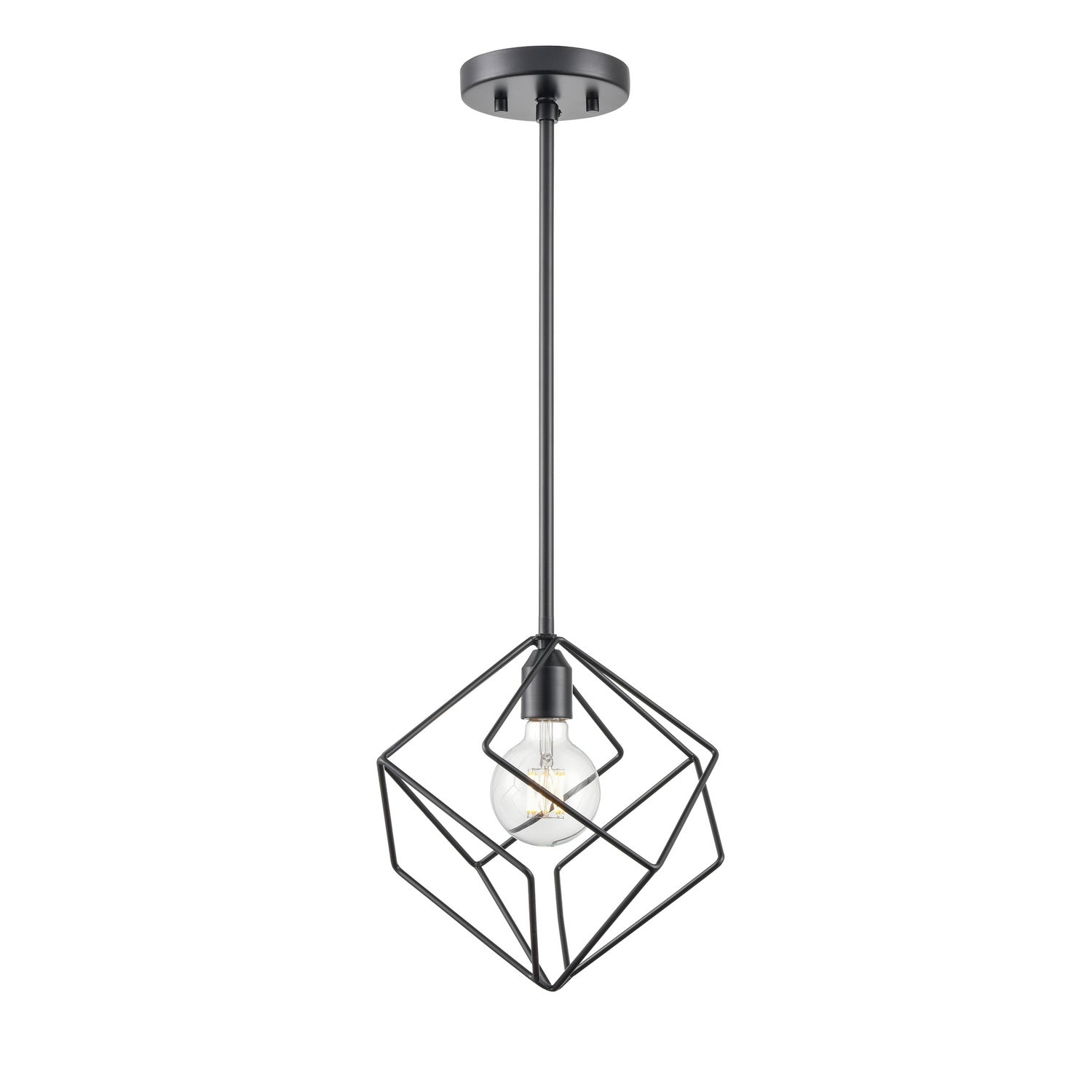 DVI Lighting - DVP44921EB - One Light Pendant - Ashoona - Ebony