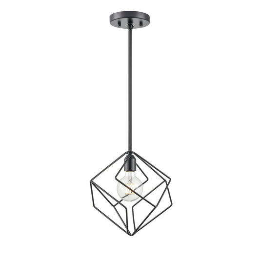 DVI Lighting - DVP44921EB - One Light Pendant - Ashoona - Ebony