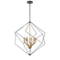 DVI Lighting - DVP44948BR+EB - Nine Light Foyer Pendant - Ashoona - Brass And Ebony