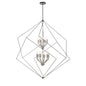 DVI Lighting - DVP44949BN+EB - 15 Light Foyer Pendant - Ashoona - Buffed Nickel And Ebony
