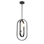 DVI Lighting - DVP45019EB-OP - Two Light Pendant - Atwood - Ebony With Half Opal Glass
