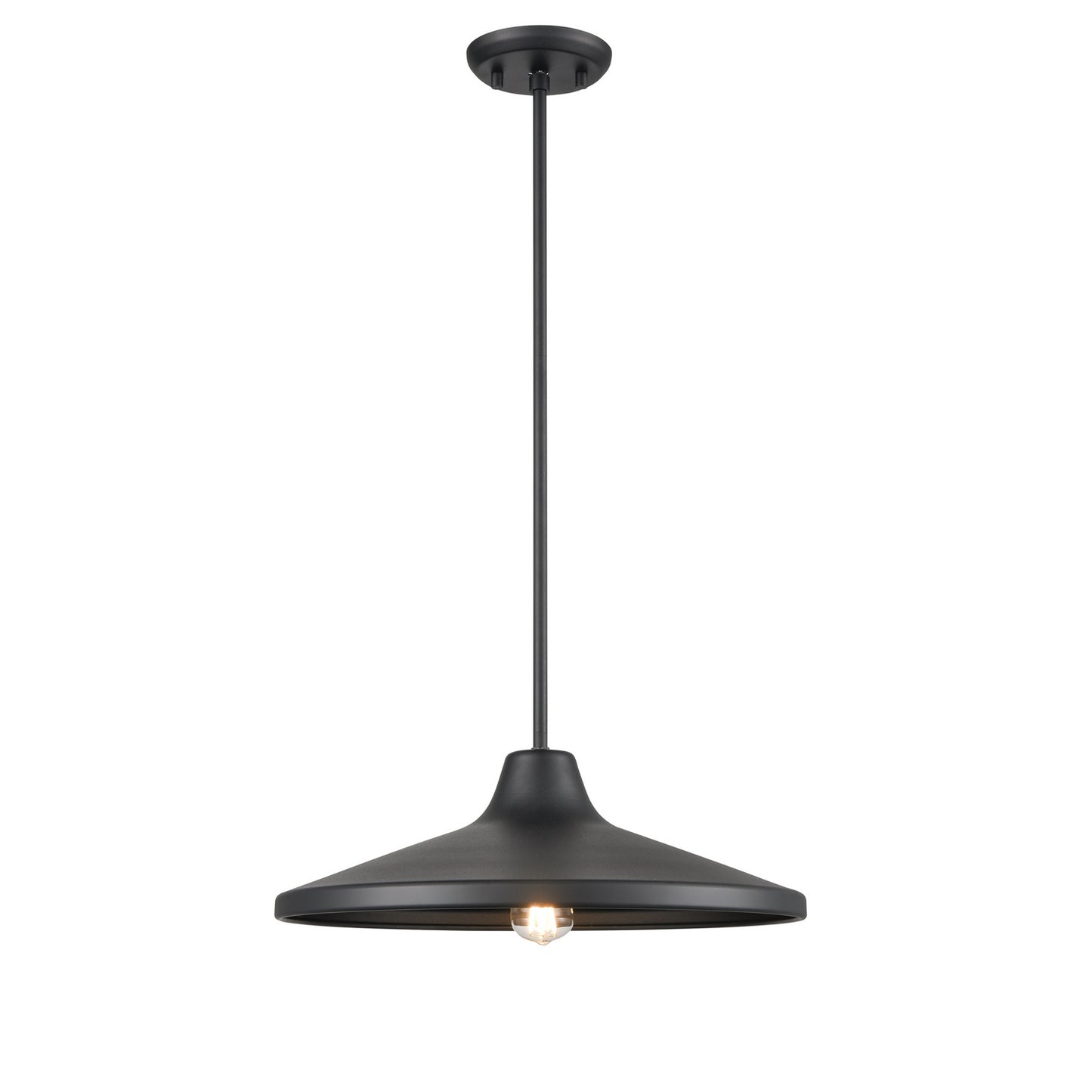 DVI Lighting - DVP45905BK - One Light Outdoor Pendant - Somerset Outdoor - Black