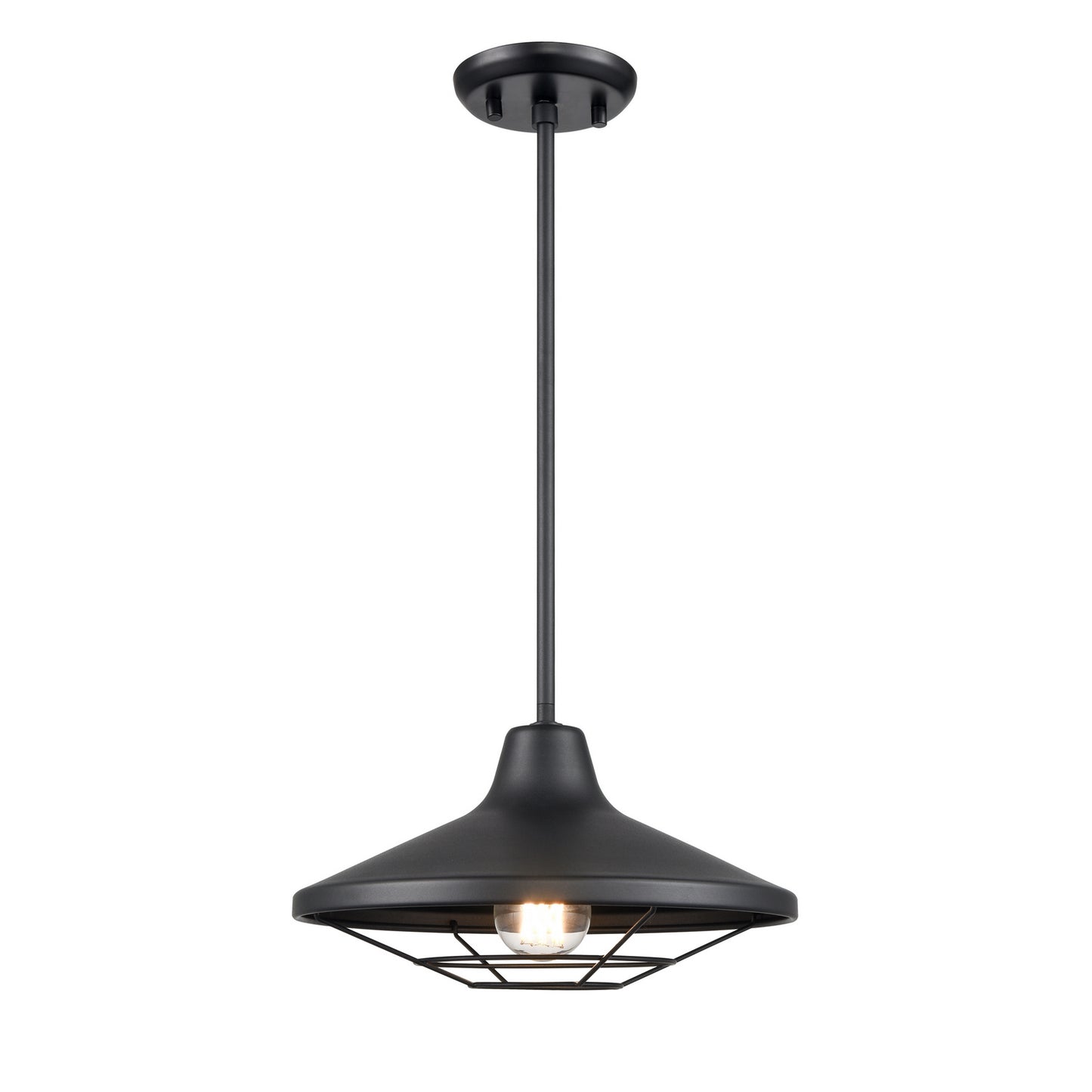 DVI Lighting - DVP45920BK - One Light Outdoor Pendant - Somerset Outdoor - Black