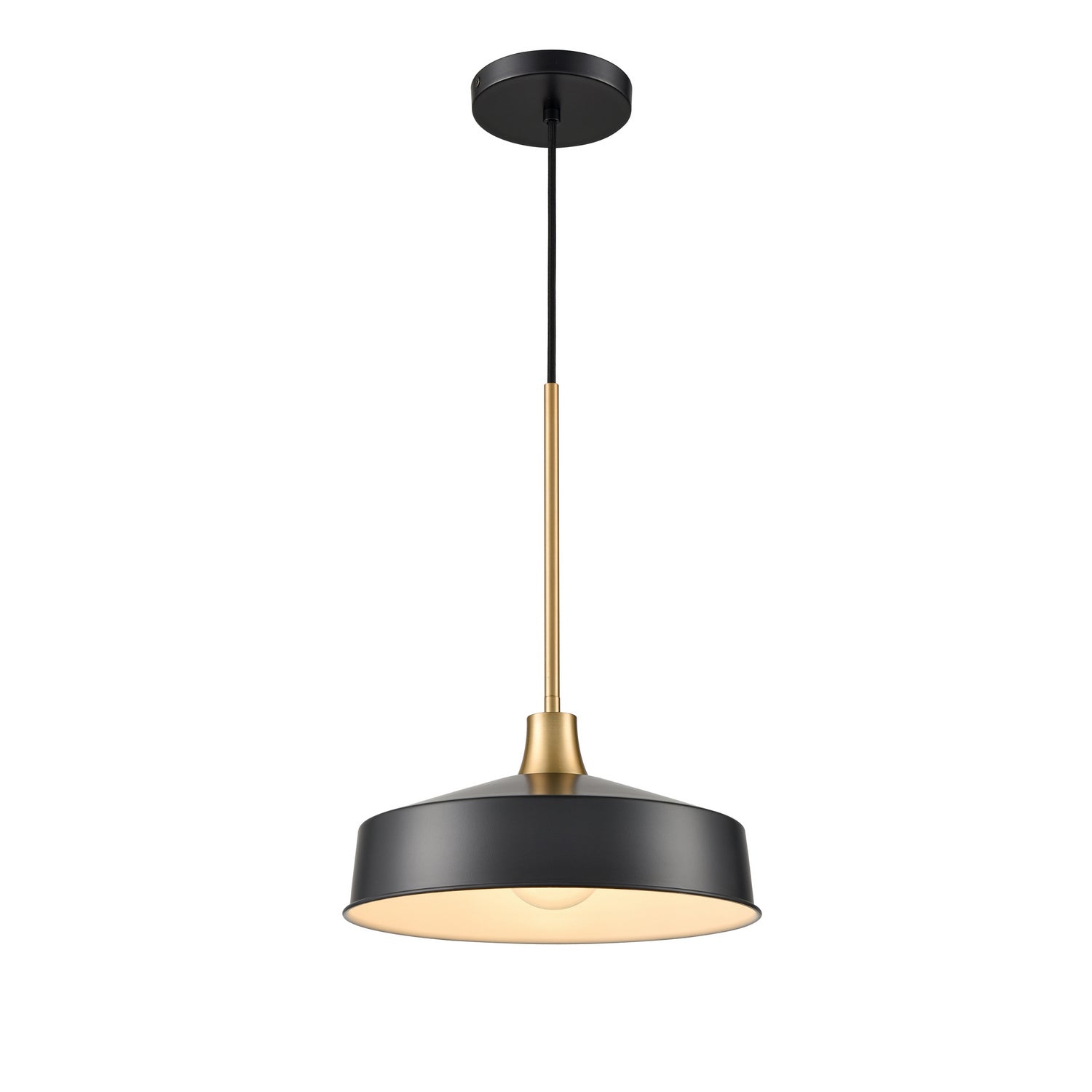 DVI Lighting - DVP46410GR+BR - One Light Pendant - Daisy - Graphite And Brass
