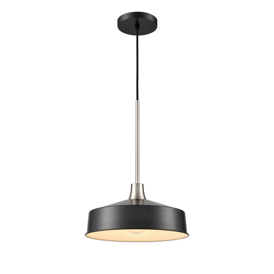 DVI Lighting - DVP46410GR+SN - One Light Pendant - Daisy - Graphite And Satin Nickel