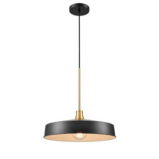 DVI Lighting - DVP46420GR+BR - One Light Pendant - Daisy - Graphite And Brass