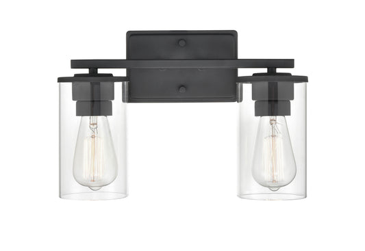 Millennium - 2702-MB - Two Light Vanity - Verlana - Matte Black