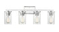 Millennium - 2704-CH - Four Light Vanity - Verlana - Chrome