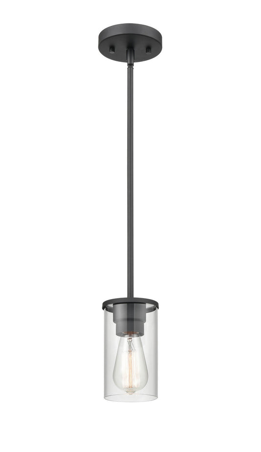 Millennium - 2711-MB - One Light Pendant - Verlana - Matte Black