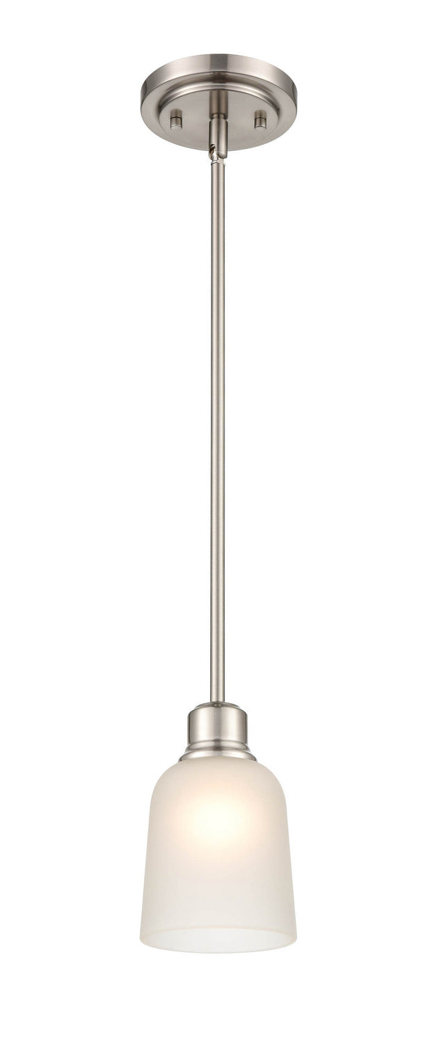 Millennium - 2821-BN - One Light Pendant - Amberle - Brushed Nickel